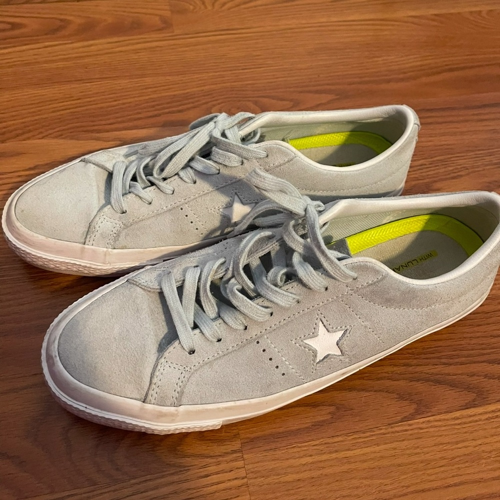 Converse CONS with linarlon cushion blue suede low one star sneakers